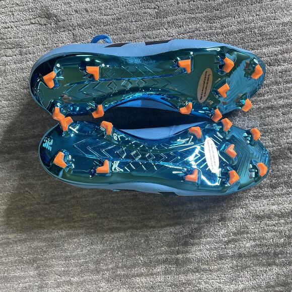 New Balance Furon v7+ Pro FG Mens 9 SF1H S75 Light Blue Soccer Cleats FuelCell - Picture 7 of 10